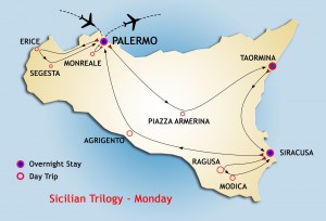 Sicilian Trilogy Tour starts Monday from Palermo